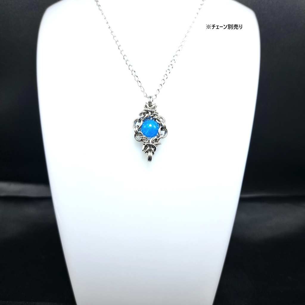 高発色! ブルー アパタイト ペンダントトップ