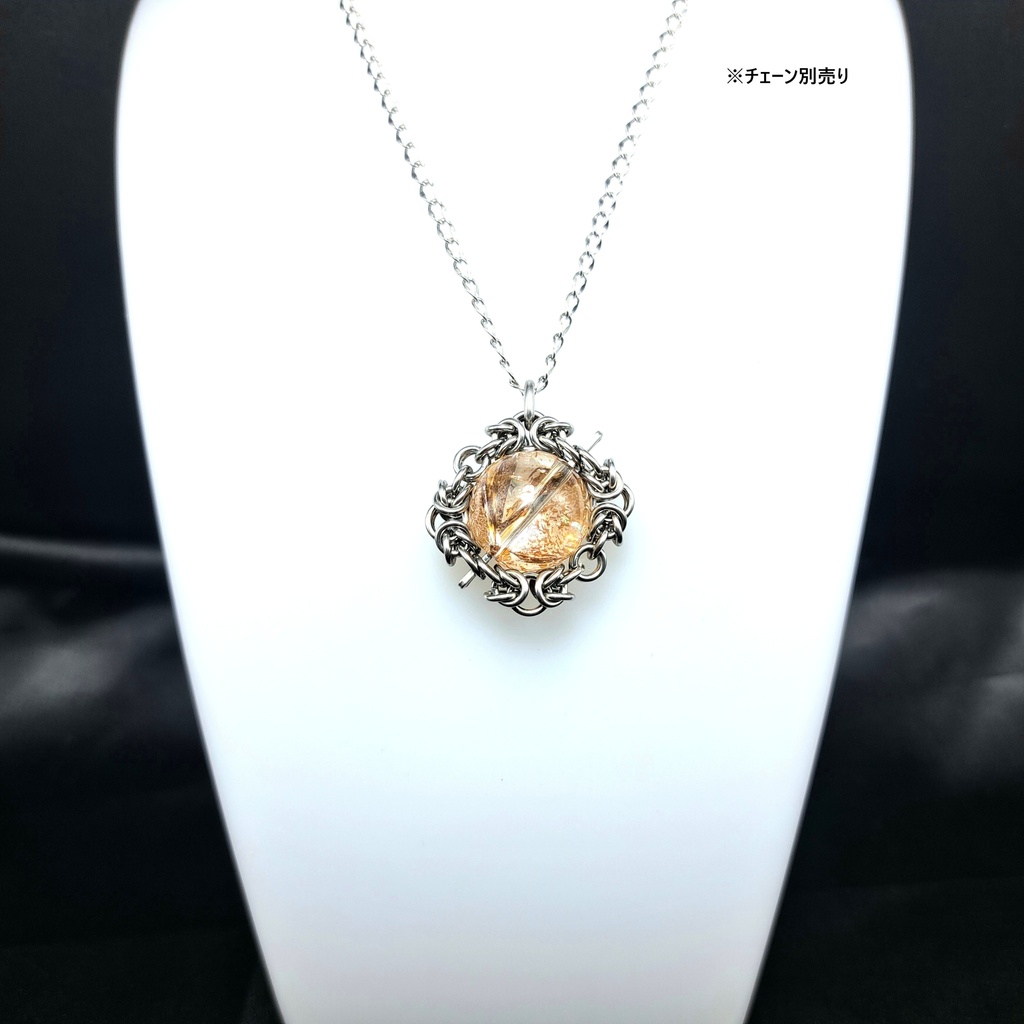 色合いと内包が綺麗! ライモナイトインクォーツ ペンダントトップ