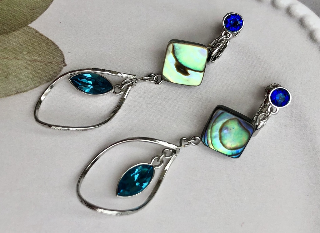 【展示のみ】冥き泡沫のイヤリング/ピアス(アーモロートイメージ)