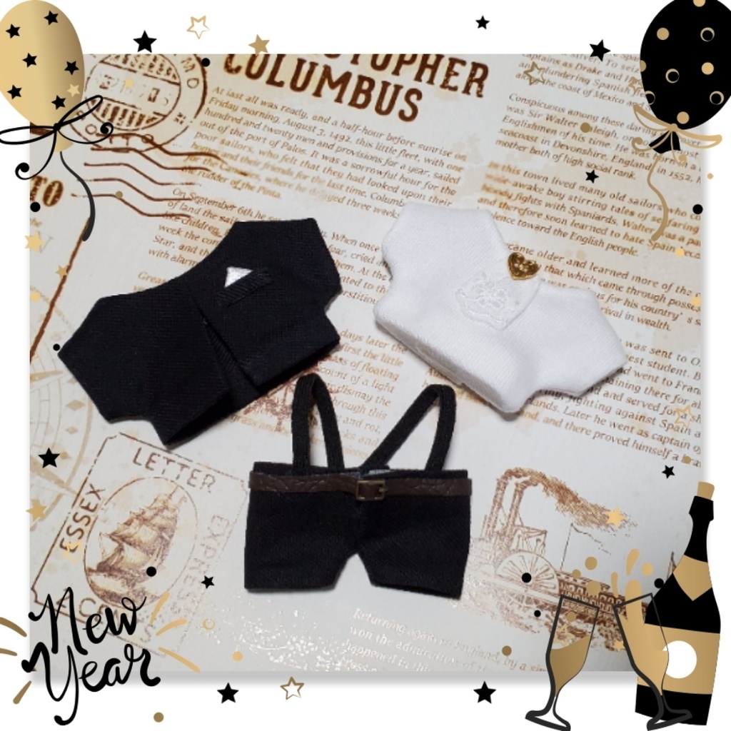 ノーカラースーツ3点セット