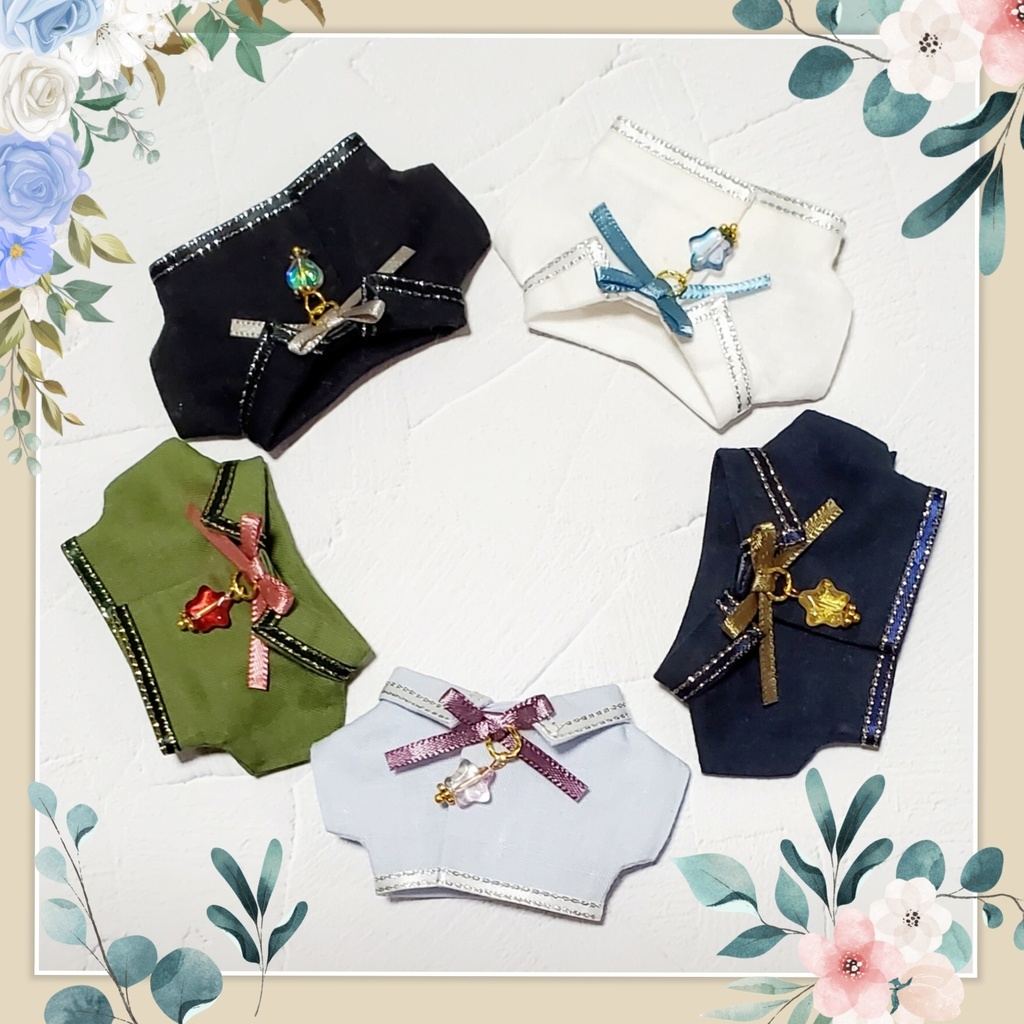 チャーム付リボンシャツ