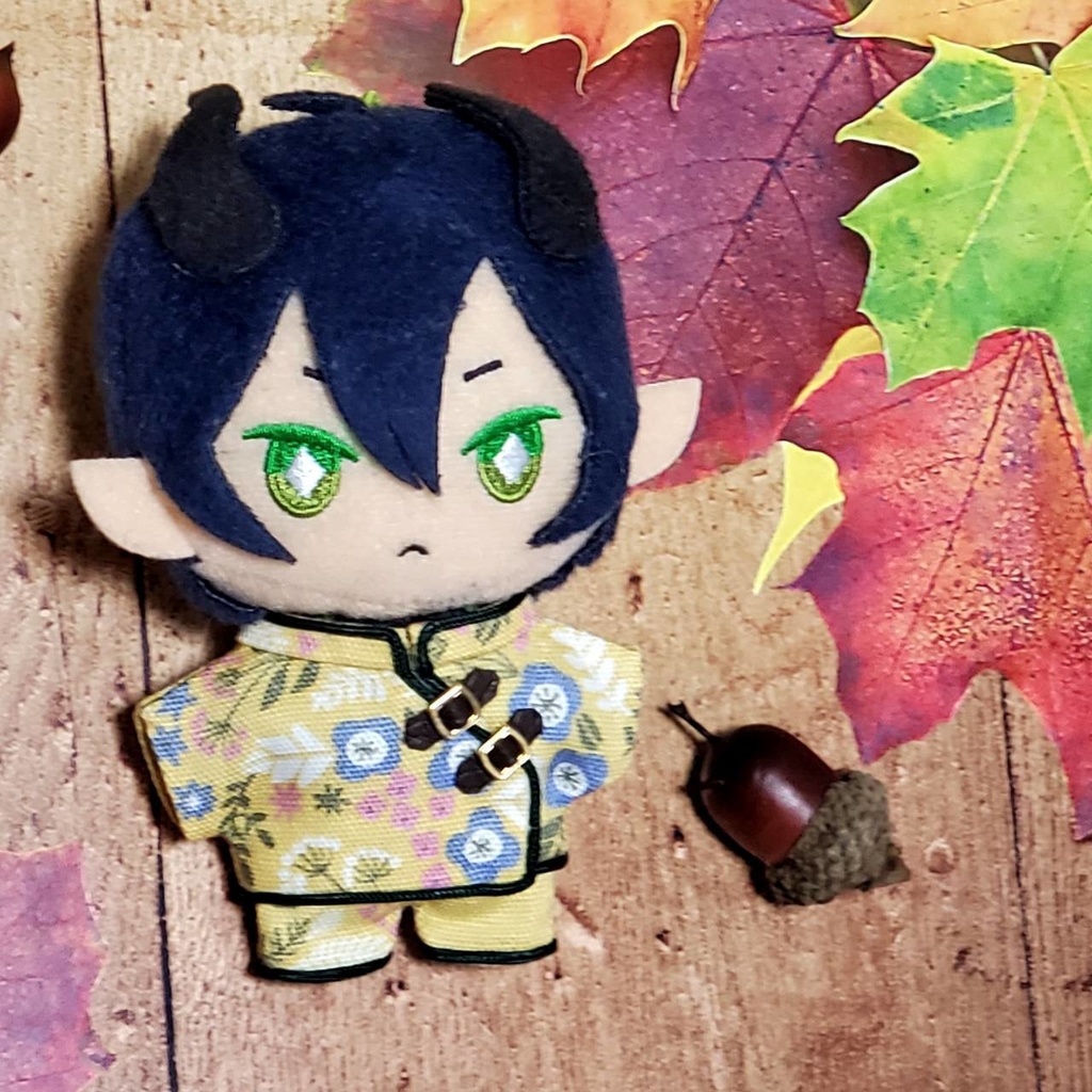 花柄チャイナ服