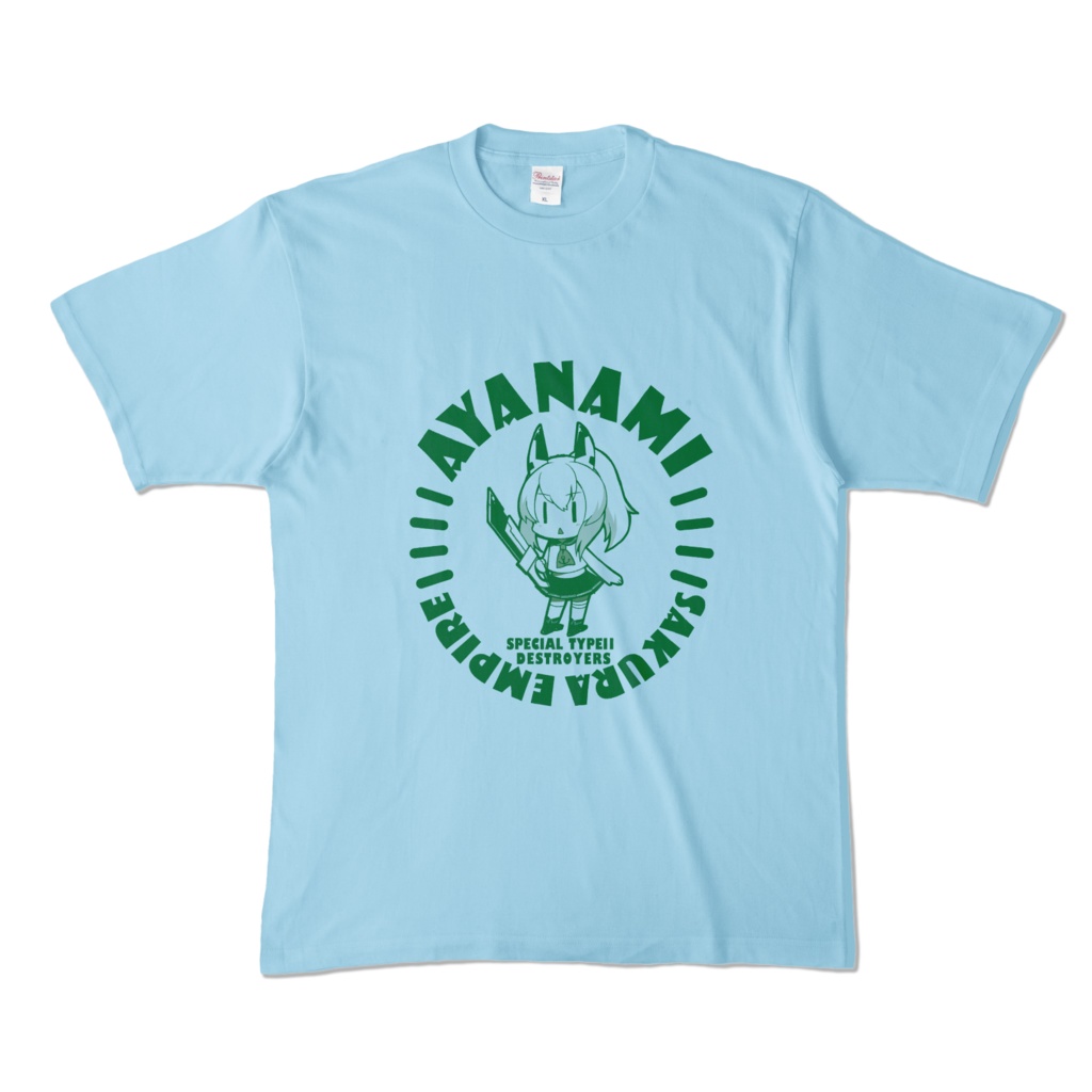 アズールレーンカラーTシャツ(綾波)