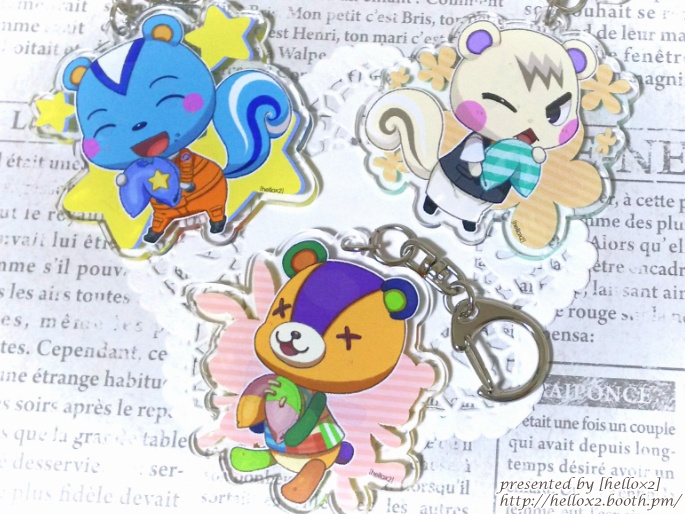 フォーチュンクッキーアクリルキーホルダー