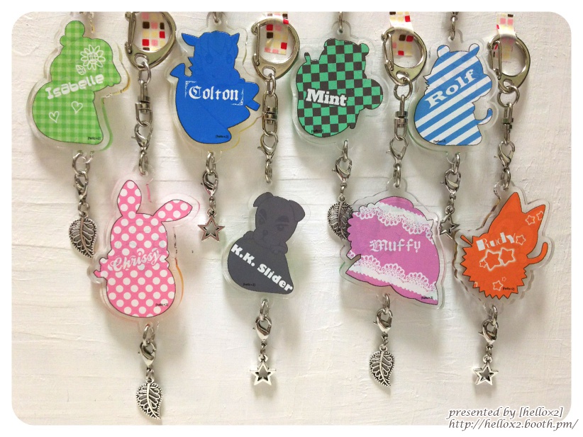 つながるアクリルキーホルダー