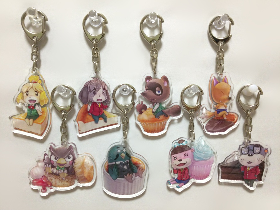 どうぶつ×スイーツアクリルキーホルダー