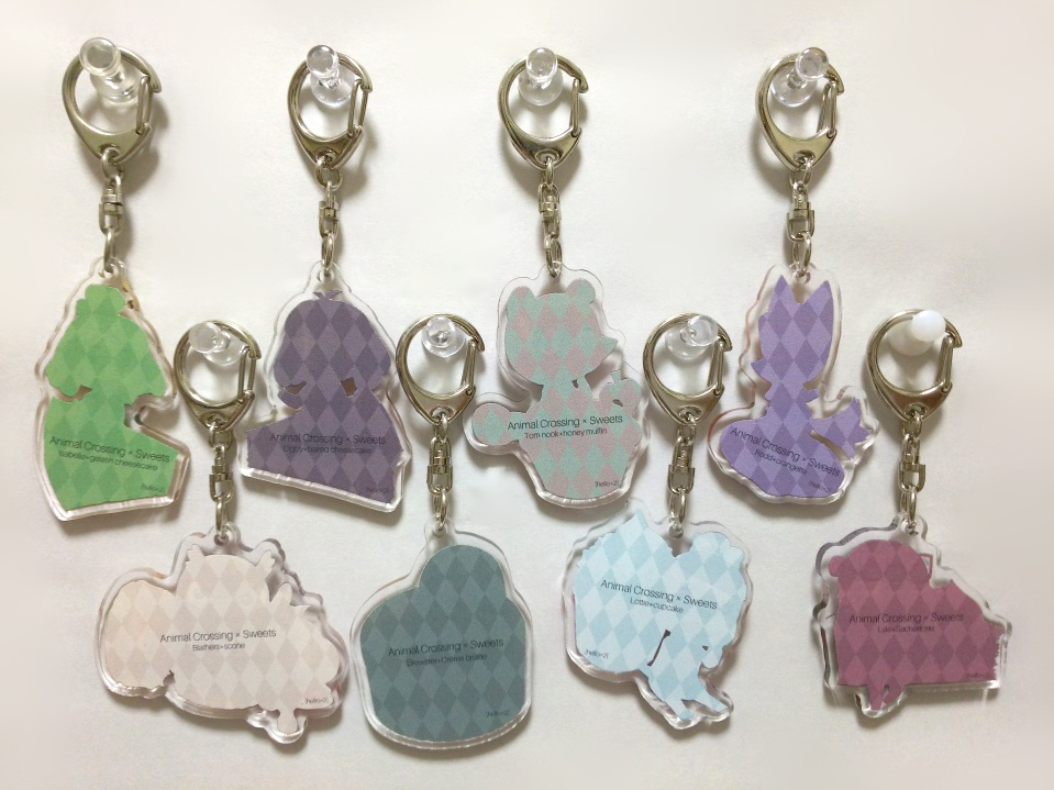 どうぶつ×スイーツアクリルキーホルダー