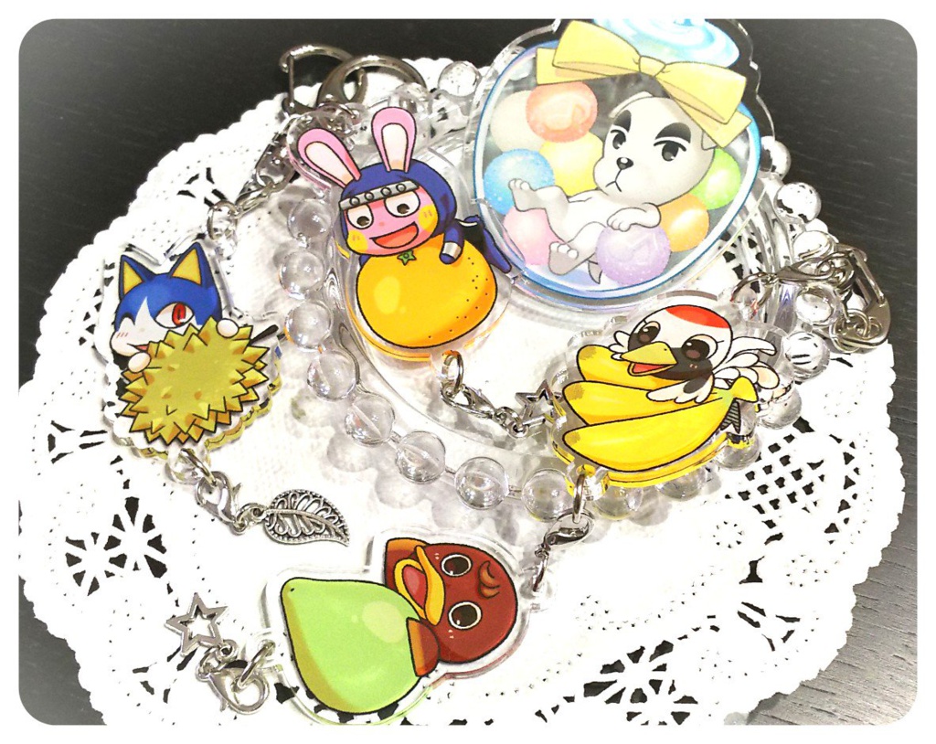 つながるアクリルキーホルダー