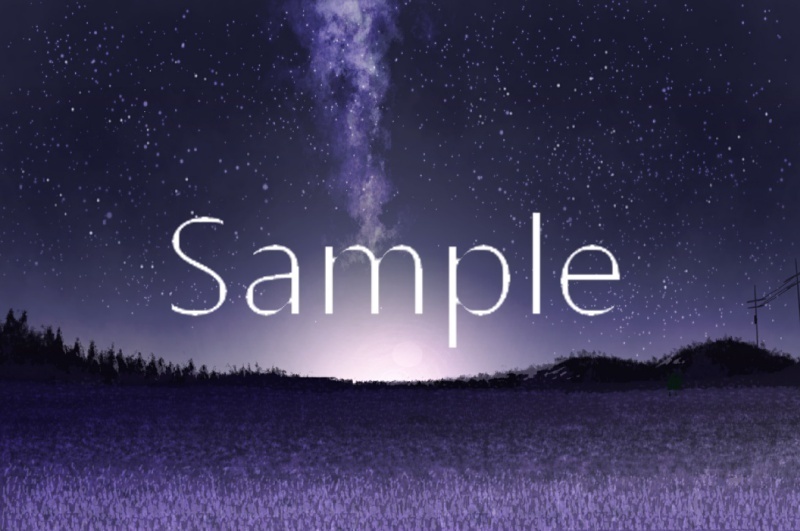 背景イラスト詰め合わせ  夜空 01