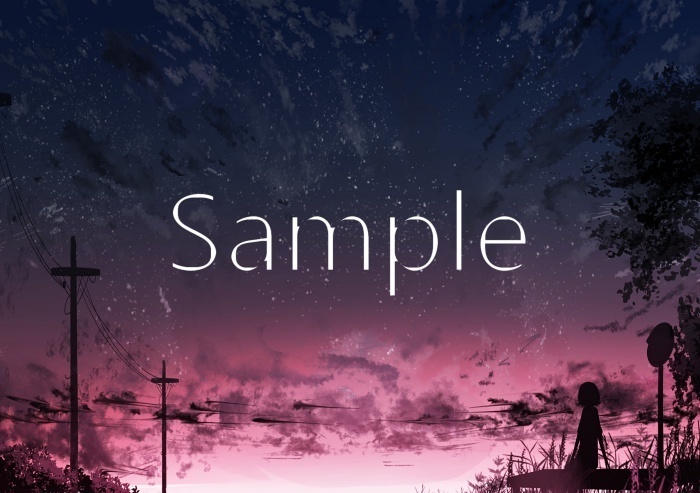 背景イラスト詰め合わせ 夜空02