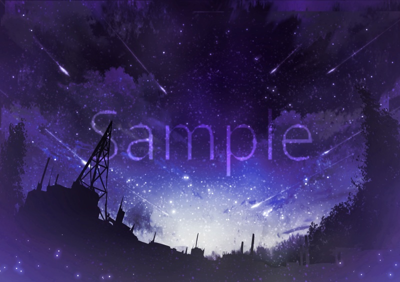 背景イラスト 夜空03 *2021/4/22 更新あり。