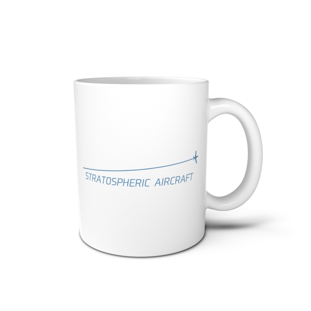 Stratpheric Aircraft factory ロゴのマグカップ