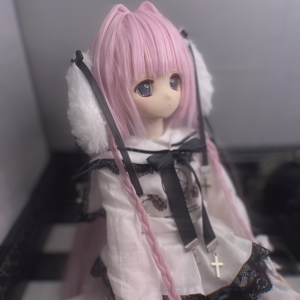 ドール用アクセサリー『ゴシックふわ耳』