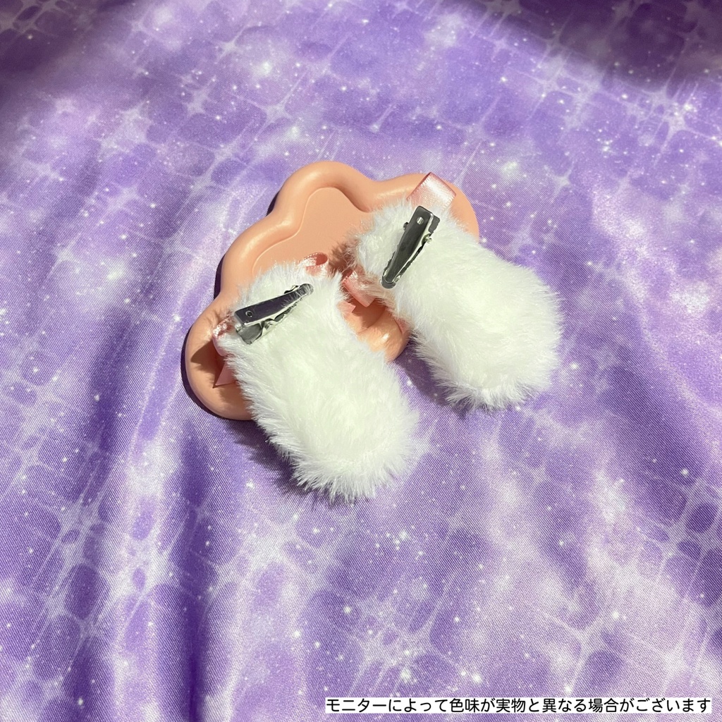 ドール用アクセサリー 付け耳『ふわ耳』