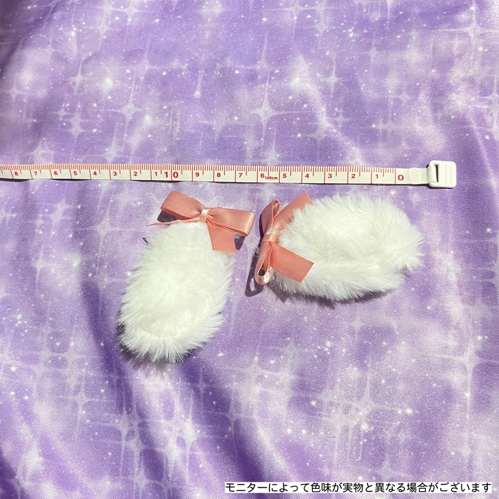 ドール用アクセサリー 付け耳『ふわ耳』