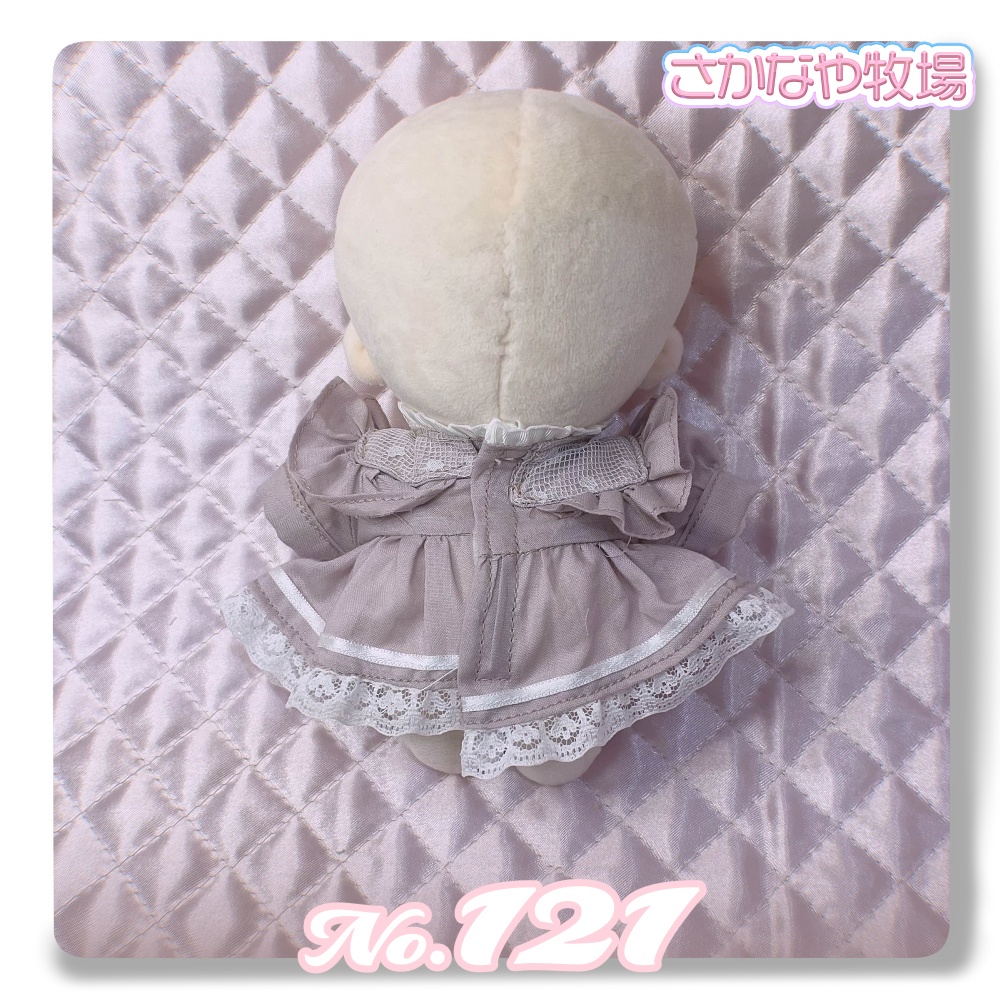 No120-121 15cmぬい服 量産系ワンピース