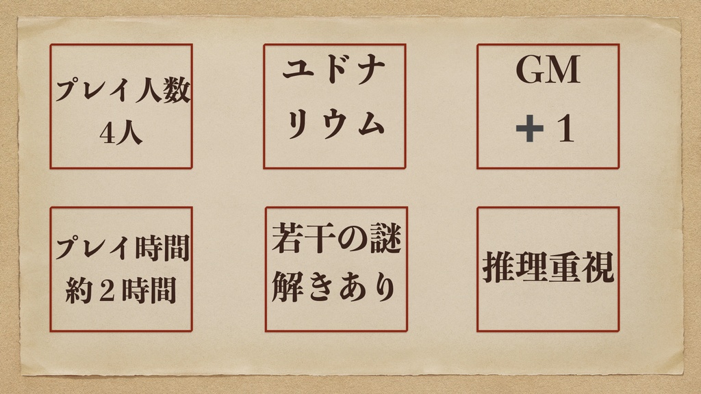 毒に溺れて【マーダーミステリーonline】