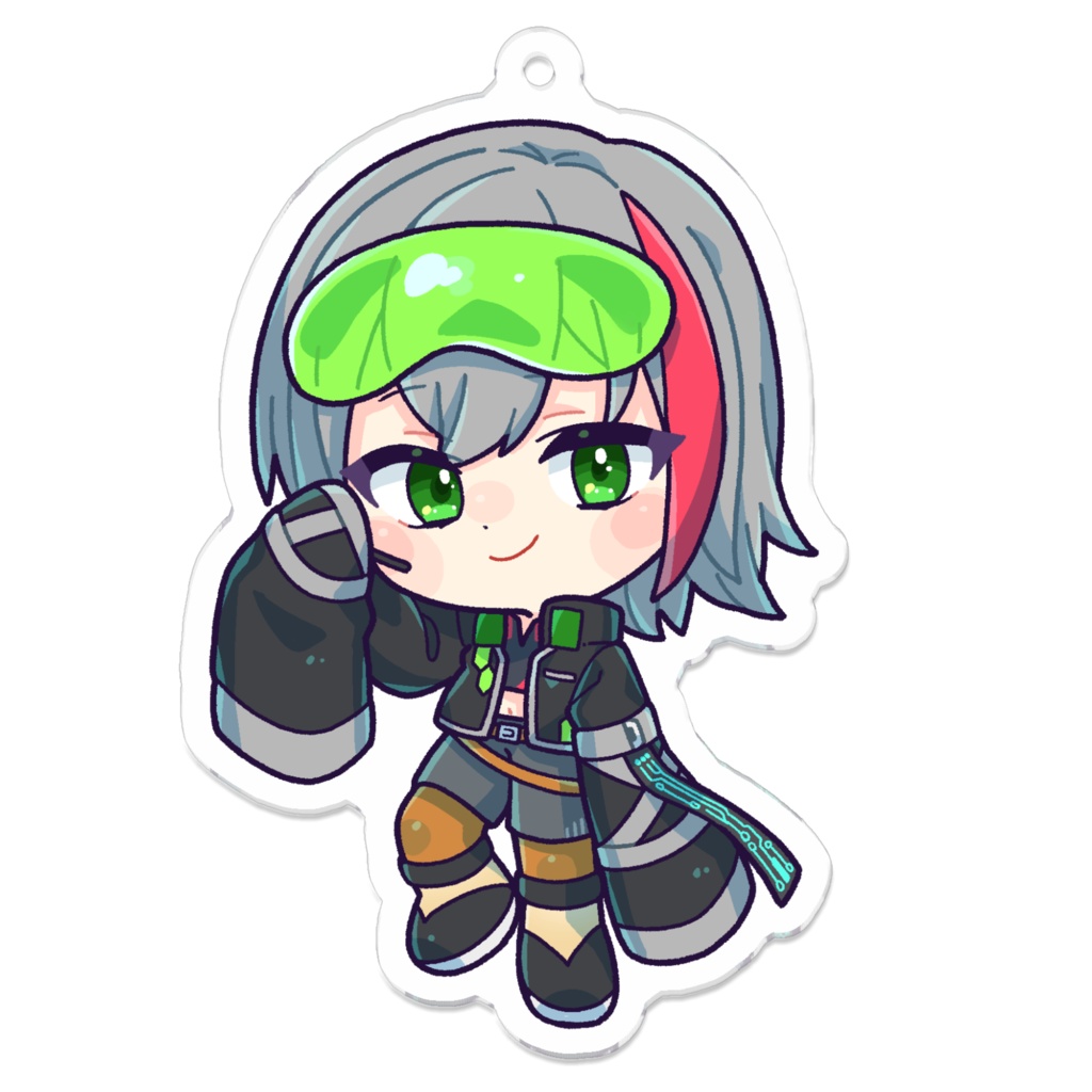 赤羅アヤSDアクリルキーホルダー（サイバーパンク）