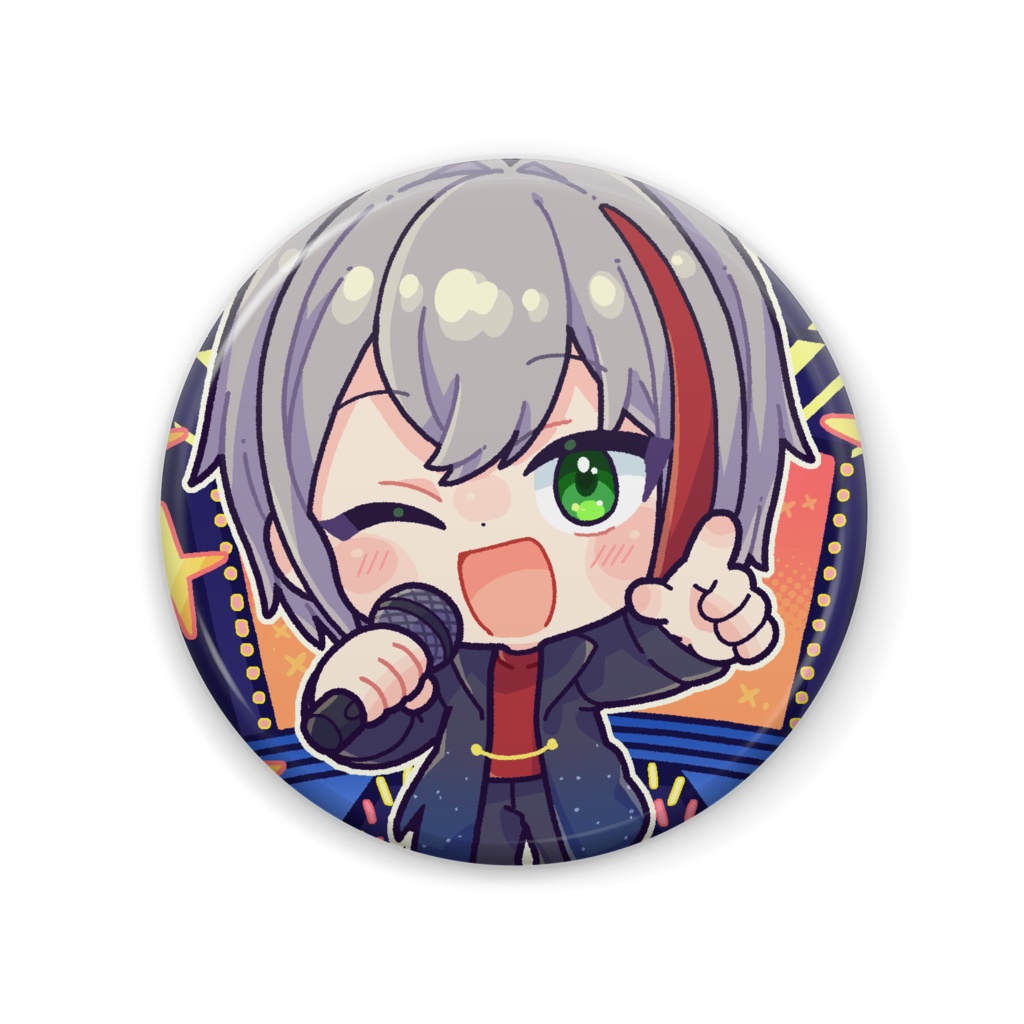 赤羅アヤ缶バッジ（通常衣装）