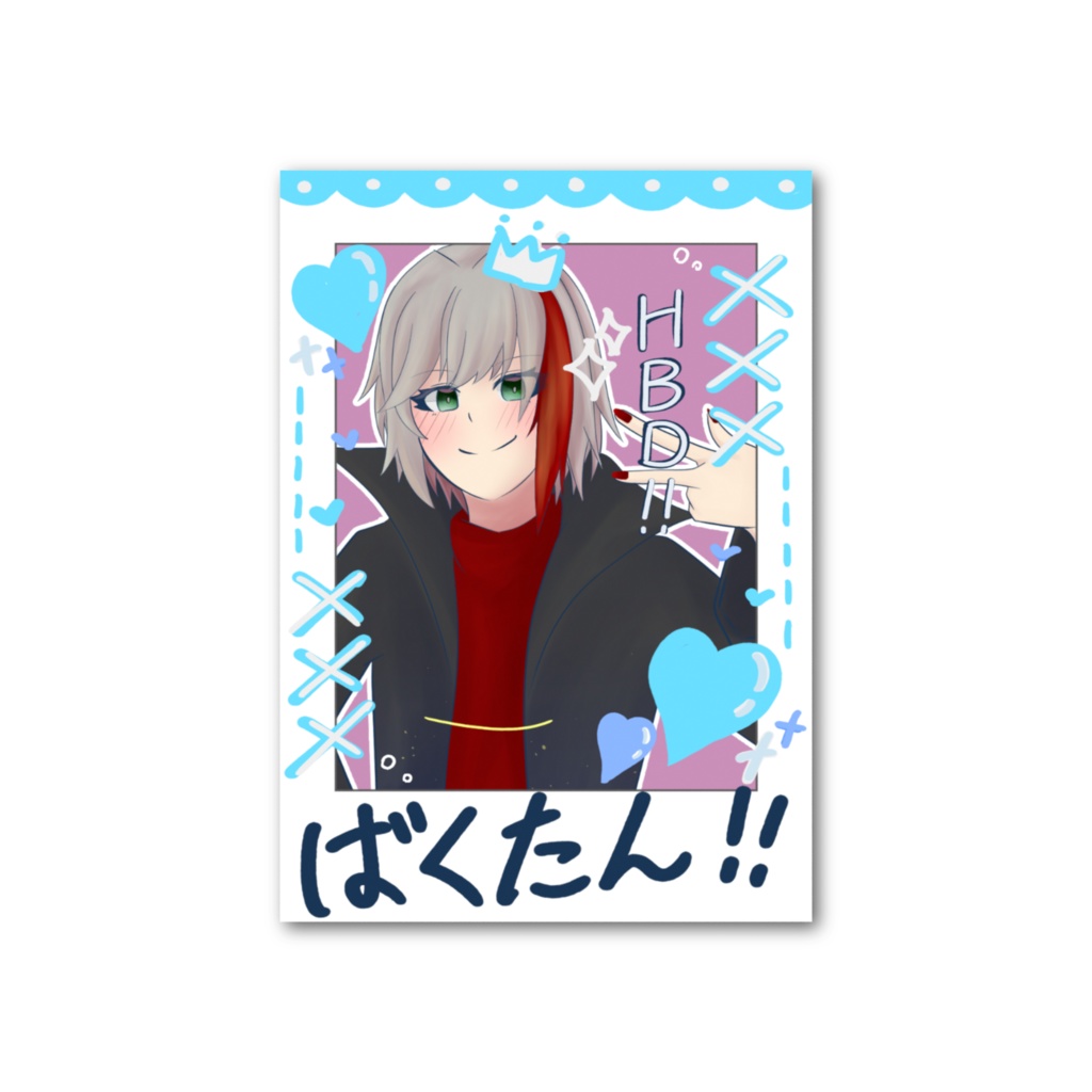 赤羅アヤ爆誕チェキ風カード