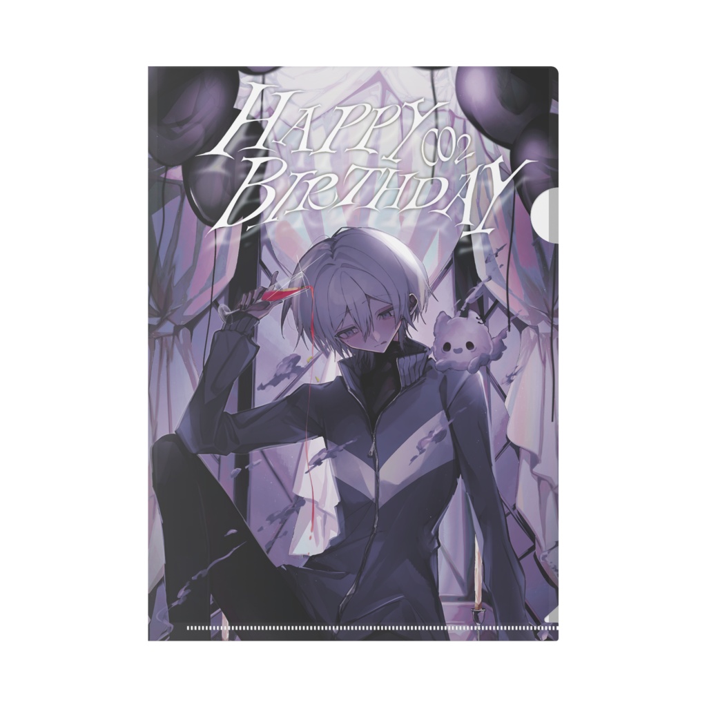 【NEMU様描き下ろし】お誕生日しおつさんの♡クリアファイル