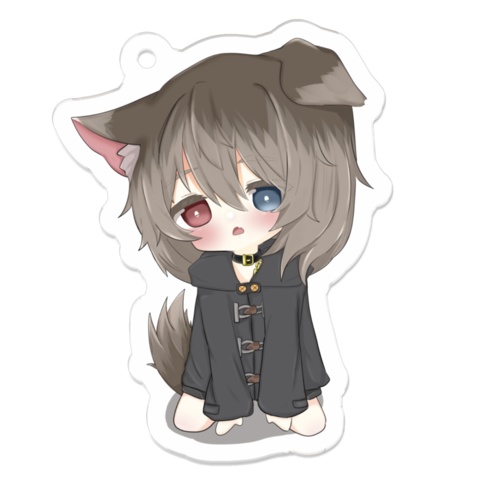 【蓮希るい】アクリルキーホルダー二種🐶【9000人記念】