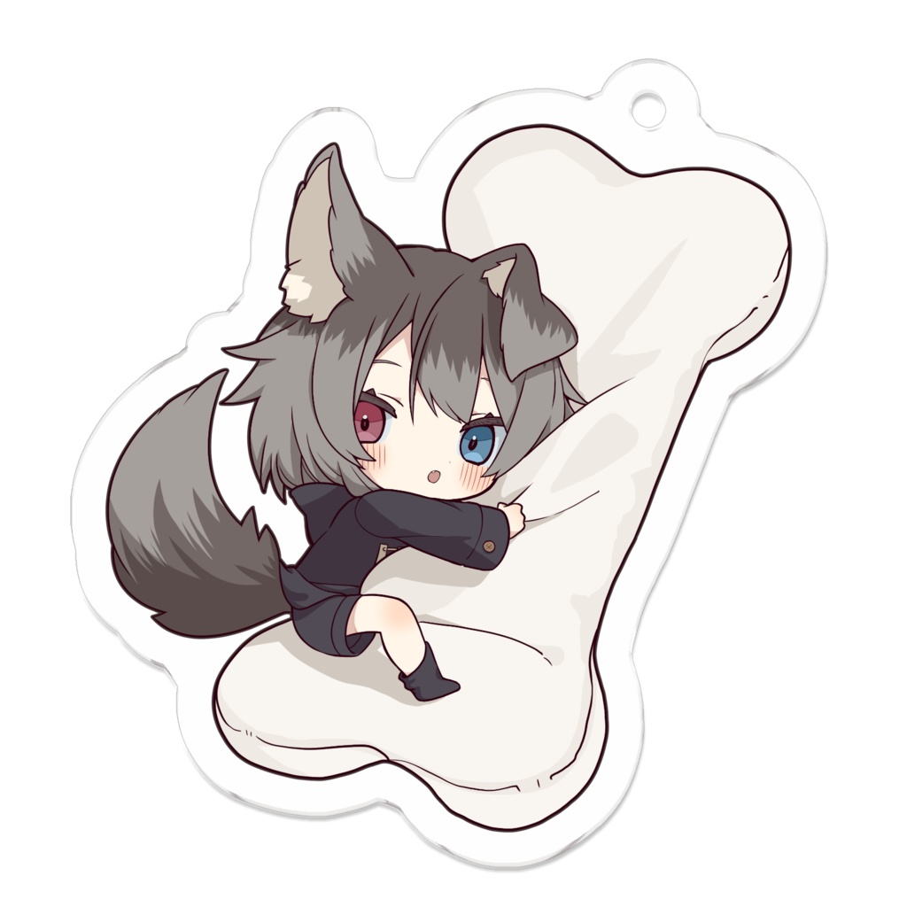 【蓮希るい】アクリルキーホルダー二種🐶【9000人記念】