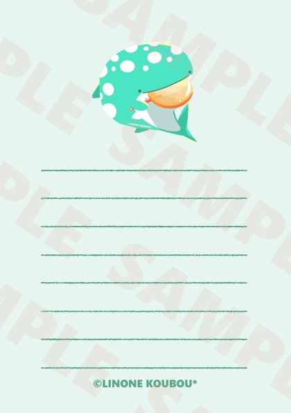 ミニ便箋【全11種・20枚入り・A7】