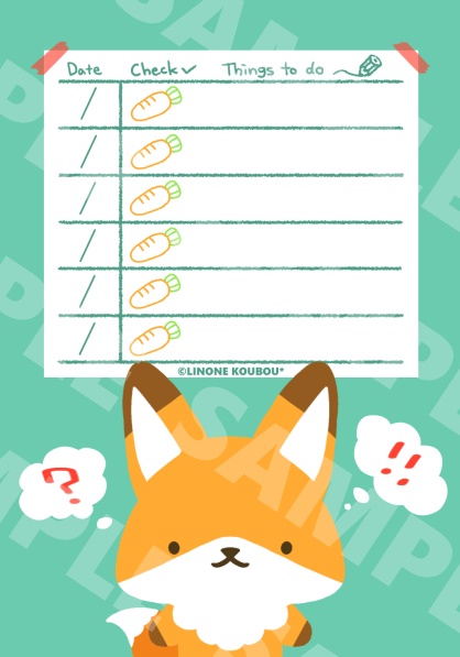 ミニ便箋【全11種・20枚入り・A7】