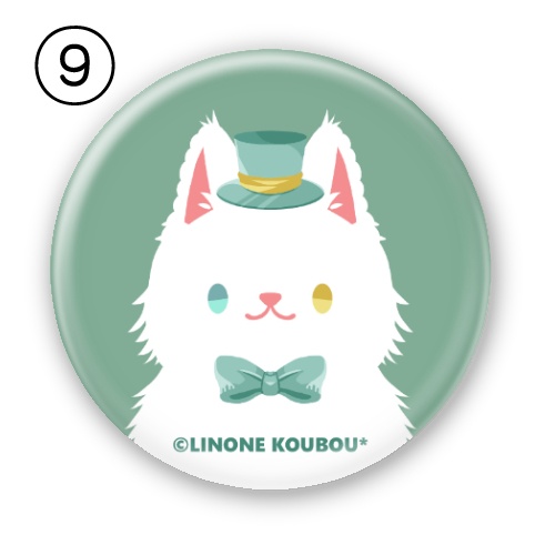 丸型缶バッジ(Cat)