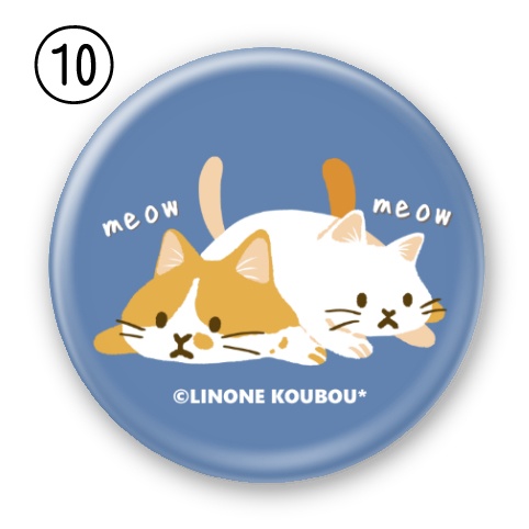 丸型缶バッジ(Animal)