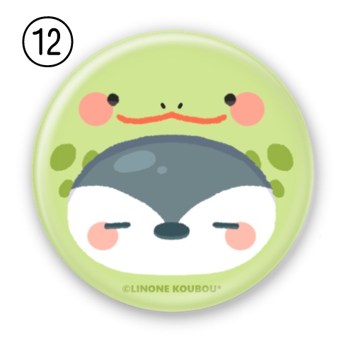 丸型缶バッジ(Animal)