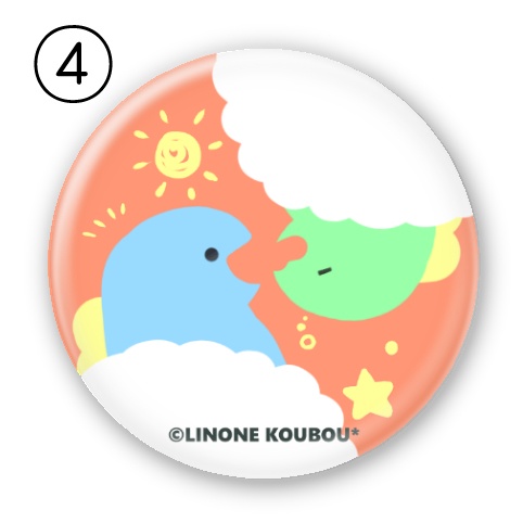 丸型缶バッジ(Animal)