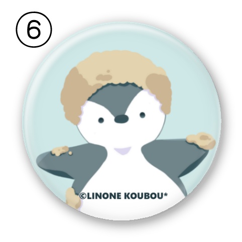 丸型缶バッジ(Animal)