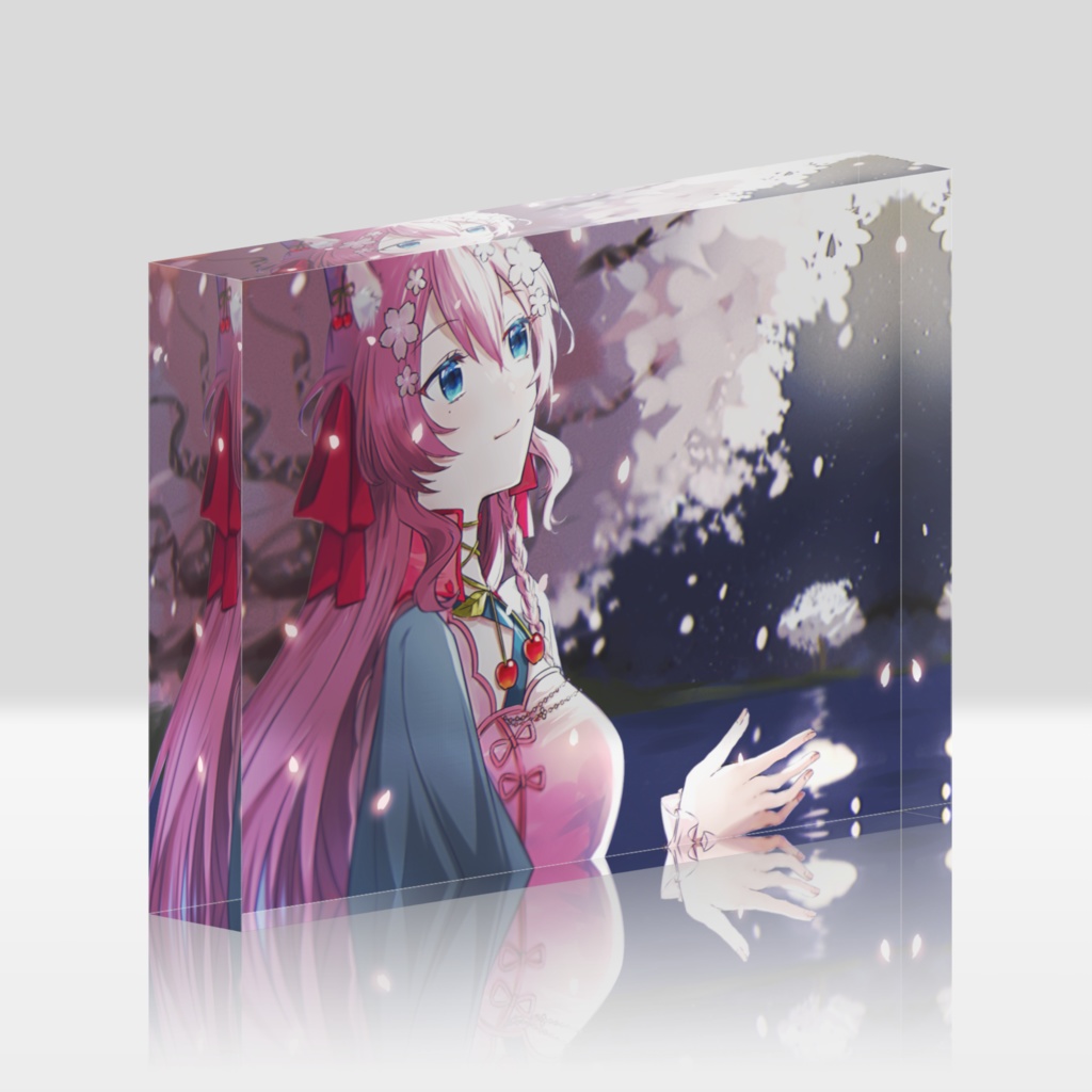 1周年記念アクリルブロック