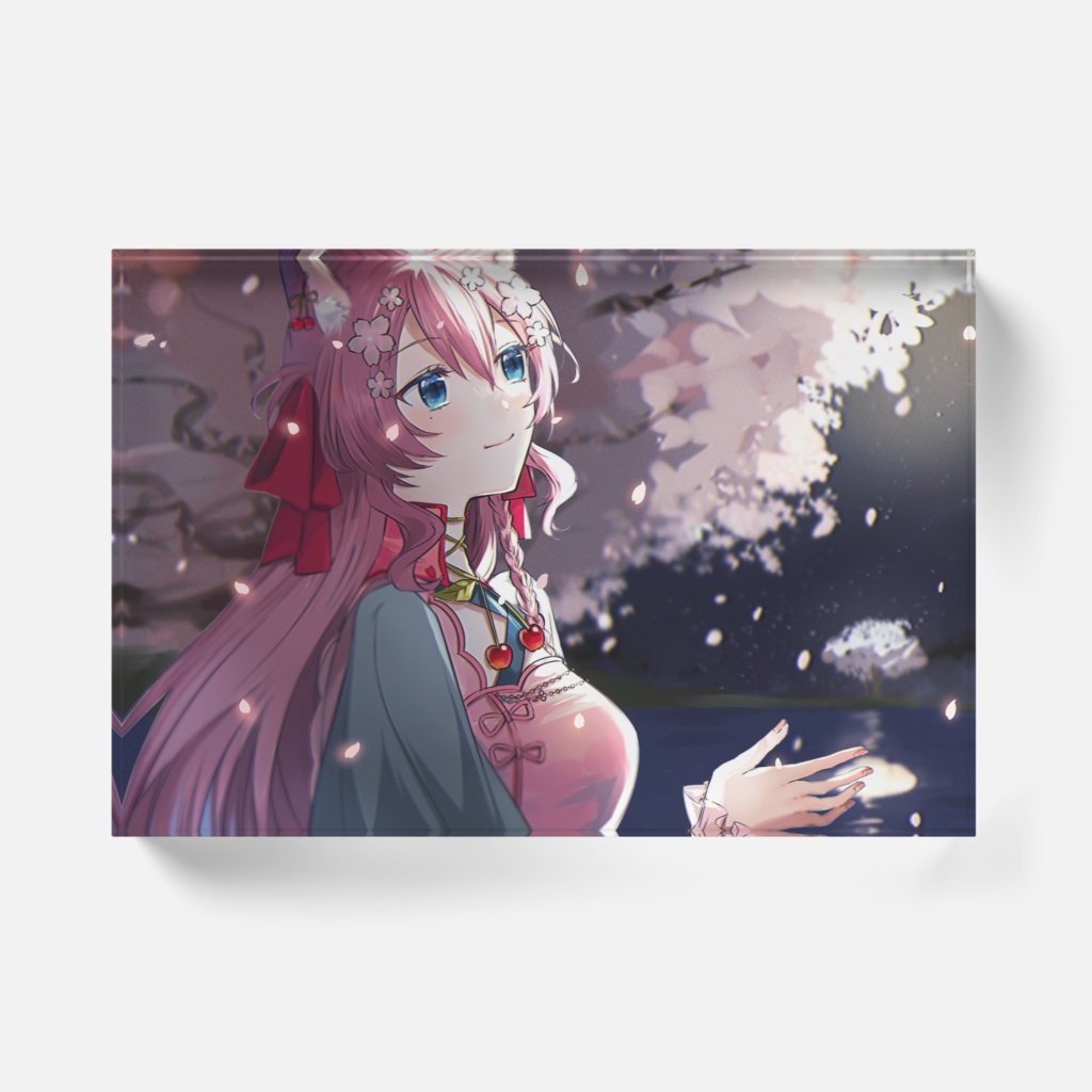 1周年記念アクリルブロック