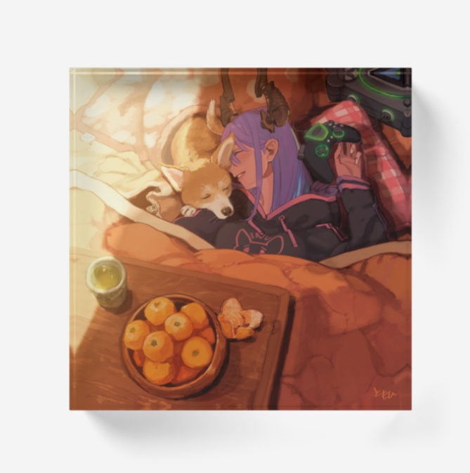 17.(残り僅か!)オリジナルアクリルブロック「こたつ」