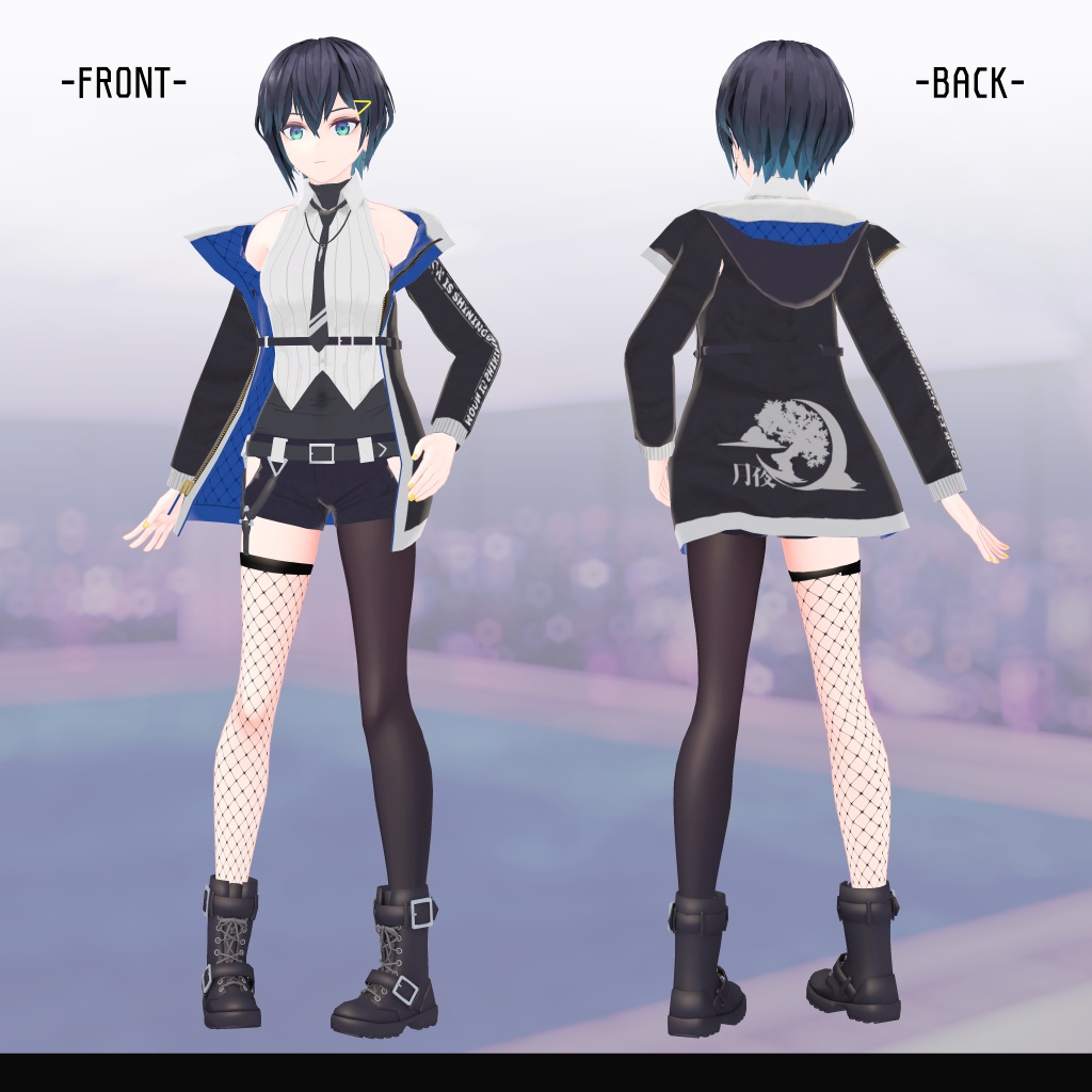 オリジナル3Dモデル「にしすず」