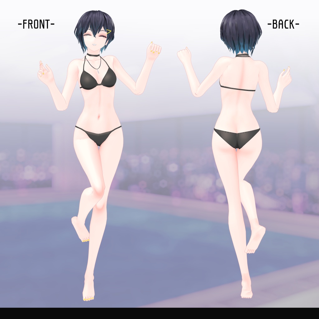 オリジナル3Dモデル「にしすず」