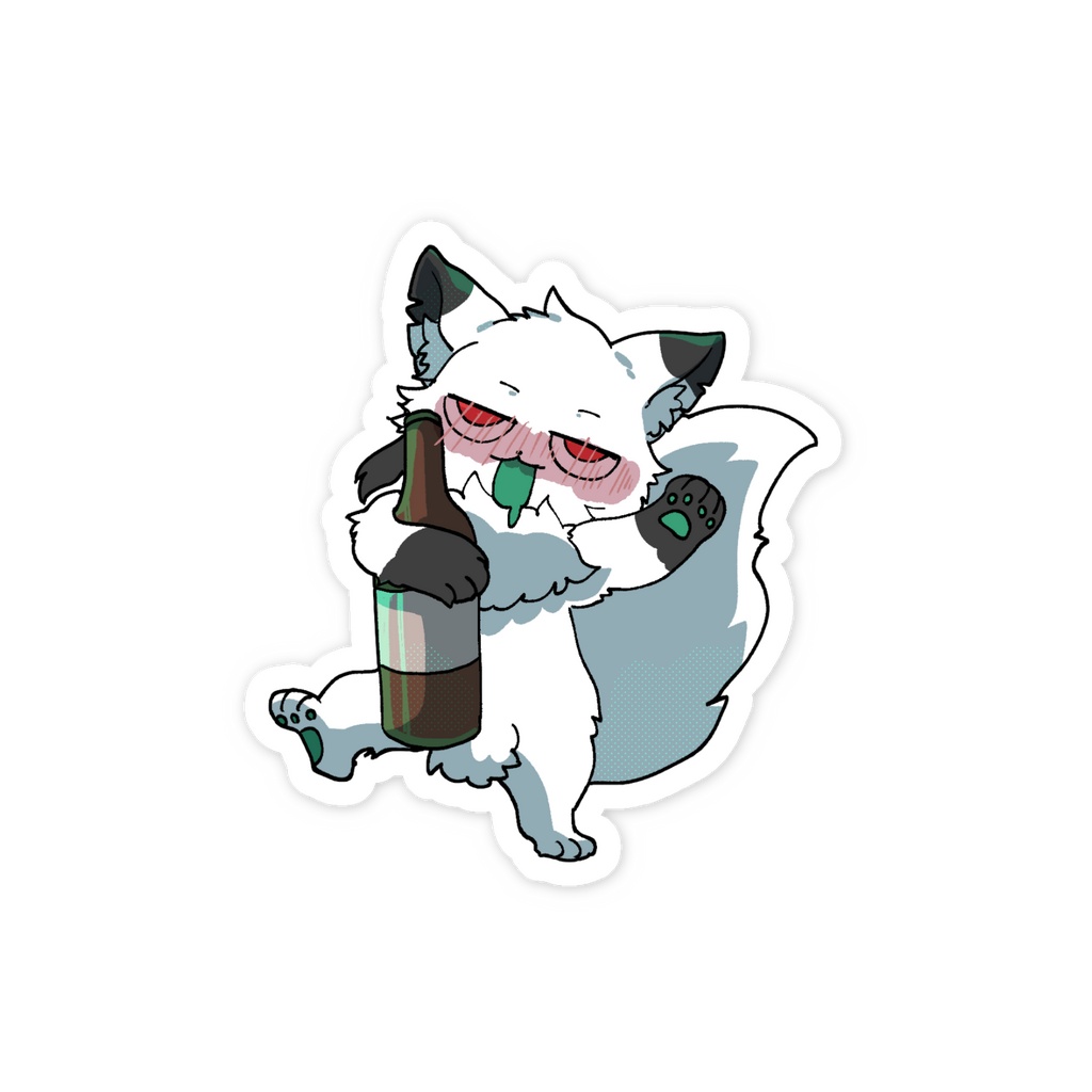【泥酔】アユマロステッカー