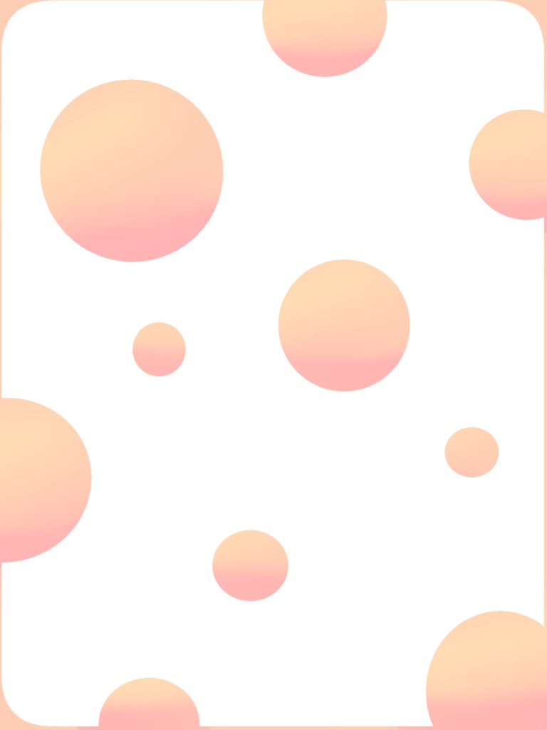 【シンプル】背景デコ-水玉(大)