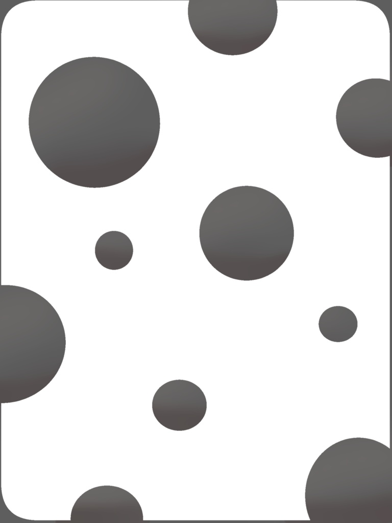 【シンプル】背景デコ-水玉(大)