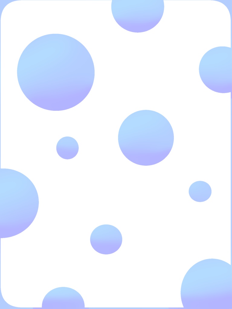 【シンプル】背景デコ-水玉(大)