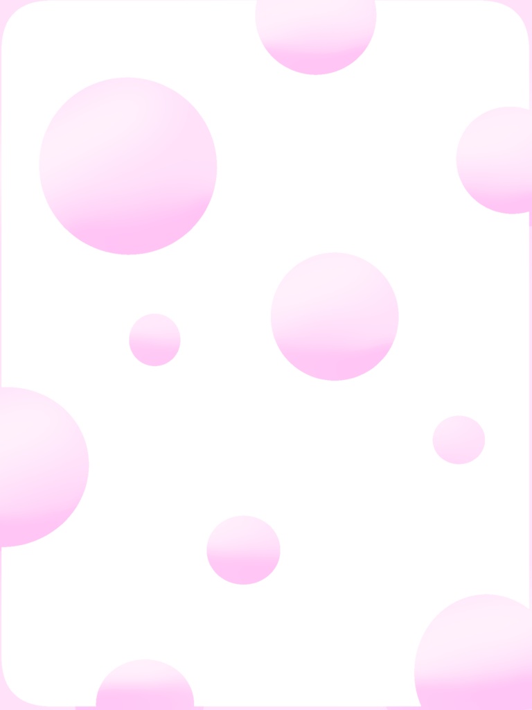 【シンプル】背景デコ-水玉(大)