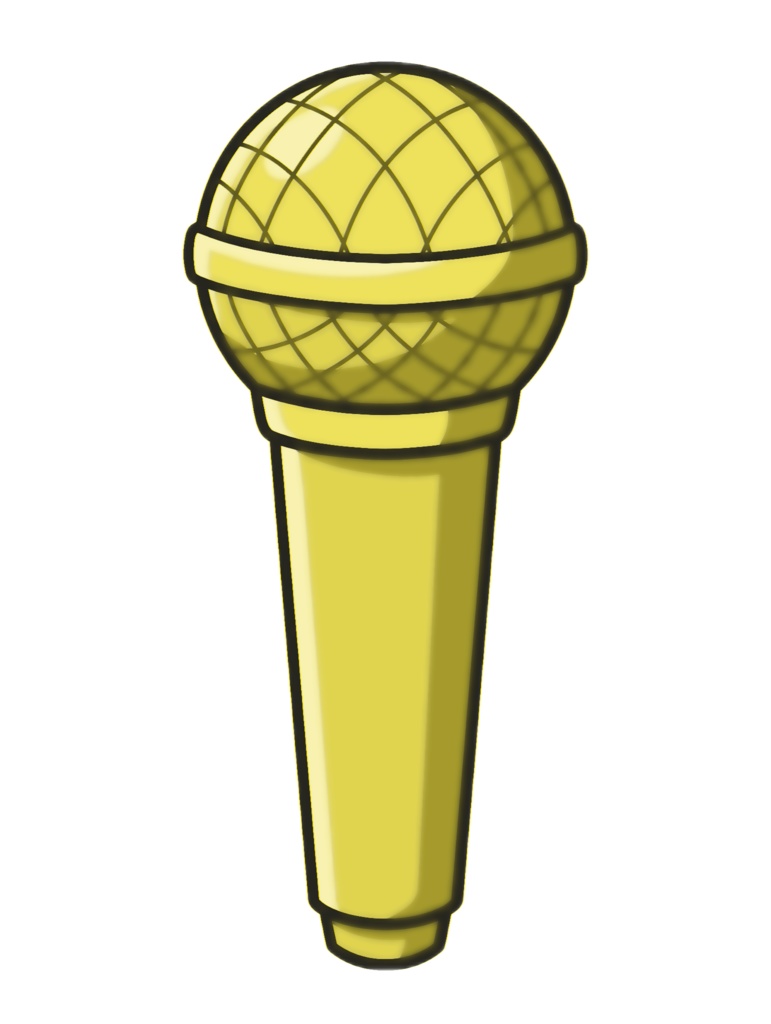 【シンプル】小物-ハンドマイク