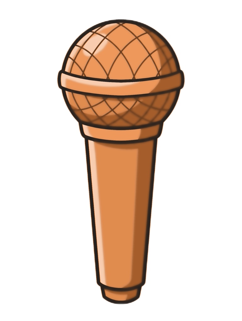 【シンプル】小物-ハンドマイク