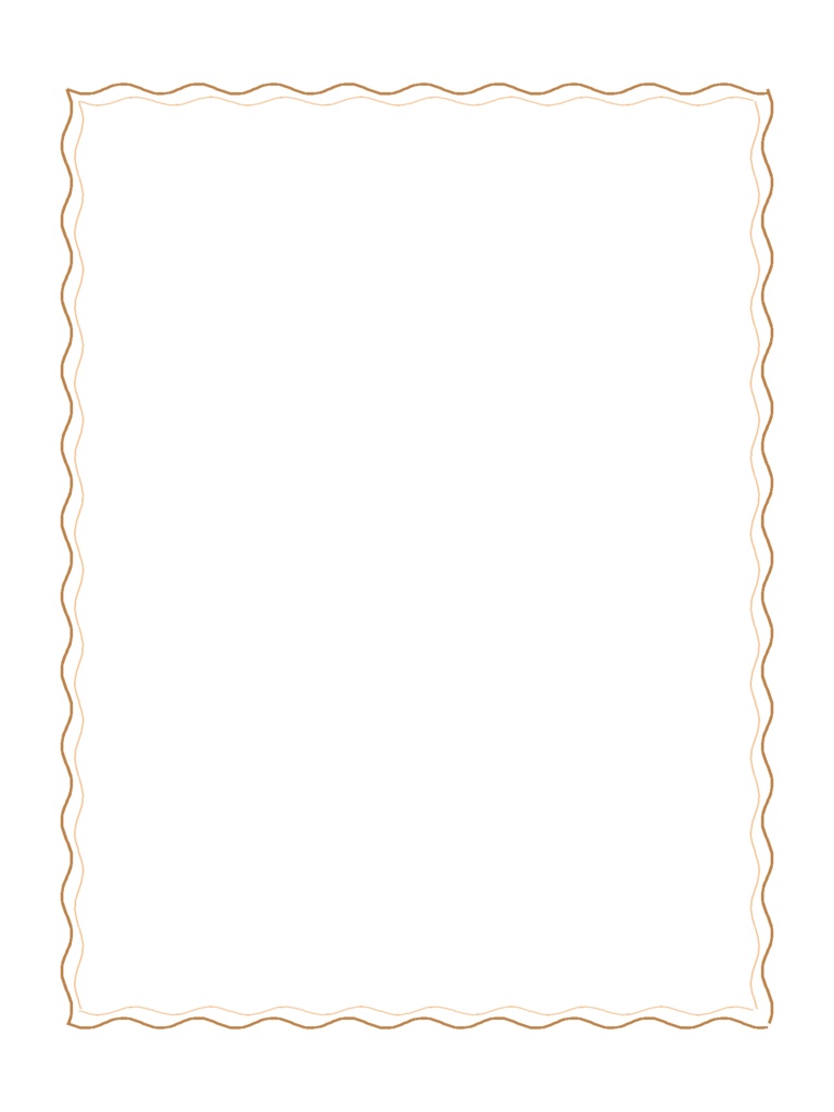 【シンプル】フレーム_波線