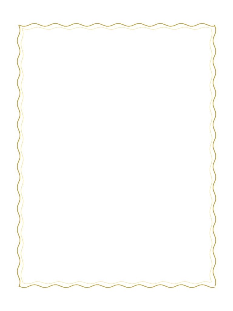 【シンプル】フレーム_波線