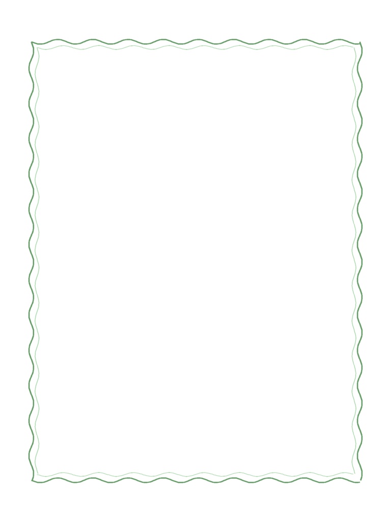 【シンプル】フレーム_波線