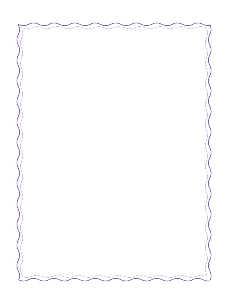 【シンプル】フレーム_波線